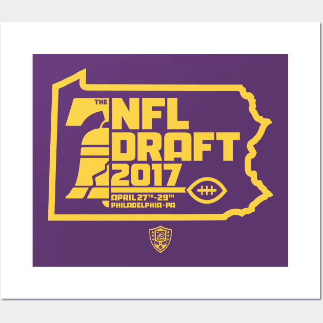 Draft Day (Gold) Wall Art by dhartist